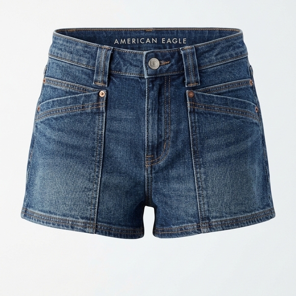 American Eagle Outfitters Pants - American Eagle Outfitters Women's Blue Denim Shorts Sz 2